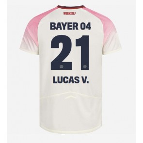 Bayer Leverkusen Lucas Vazquez #21 Replik Auswärtstrikot 2025-26 Kurzarm Bayer Leverkusen Lucas Vazquez #21 Replik Auswärtstrikot 2025-26 Kurzarm